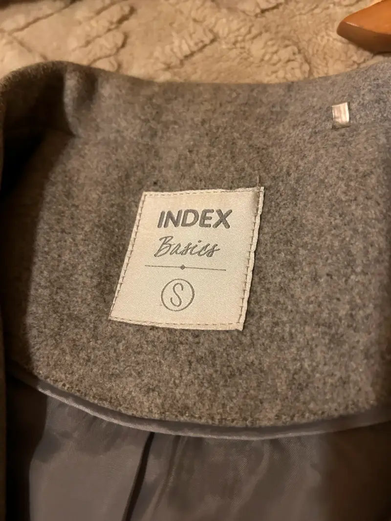 Abrigo gris para mujer Index - 4