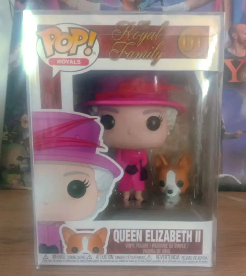 Figura Funko Pop Queen Elizabeth II con Corgi