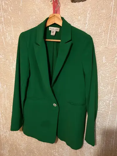 Blazer verde elegante Rachel Zoe para mujer - miniatura 1