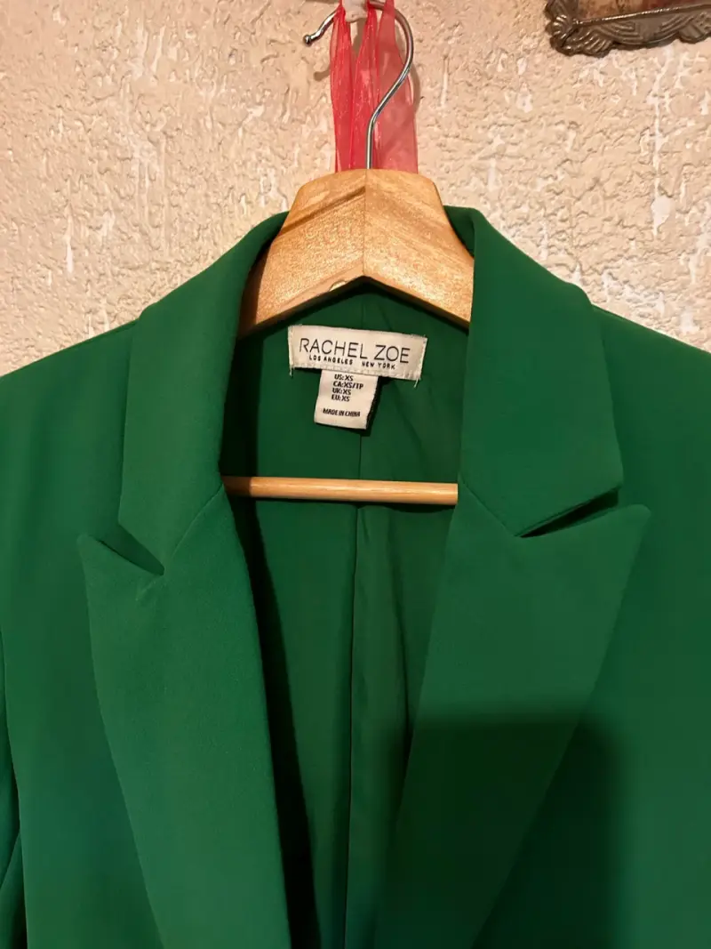 Blazer verde elegante Rachel Zoe para mujer - 2