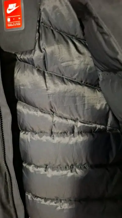 Chaqueta negra Nike deportiva para hombre de pluma - miniatura 6