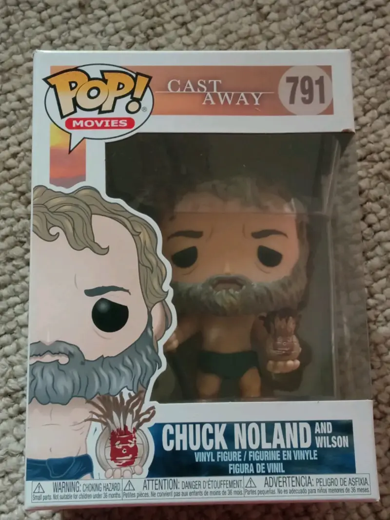 Figura Funko Pop Chuck Noland y Wilson