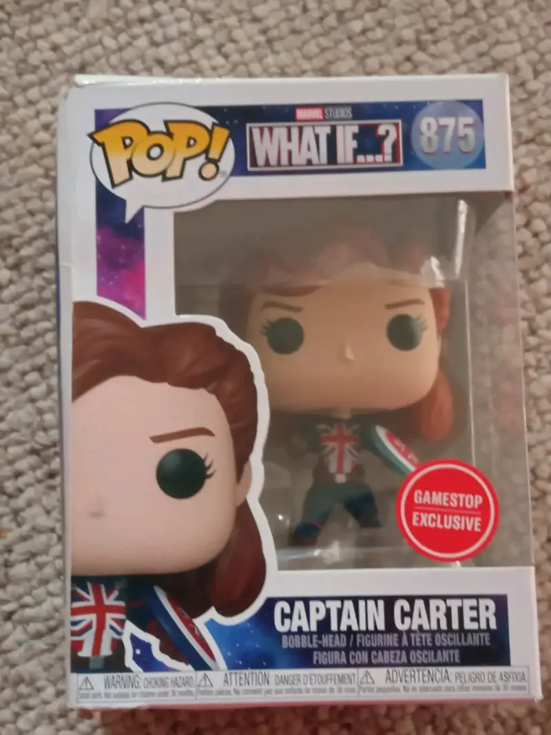 Figura Funko Pop Captain Carter exclusiva
