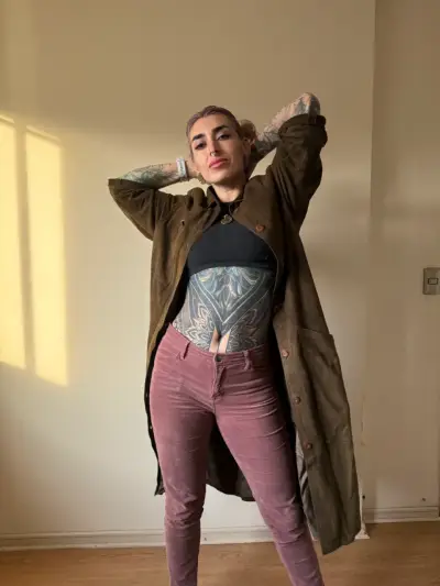 Trench europeo para mujer - miniatura 2