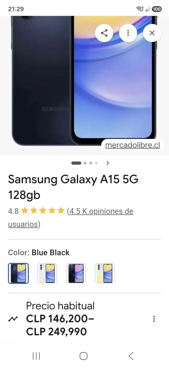 Smartphone Samsung Galaxy A15 en buen estado - 2