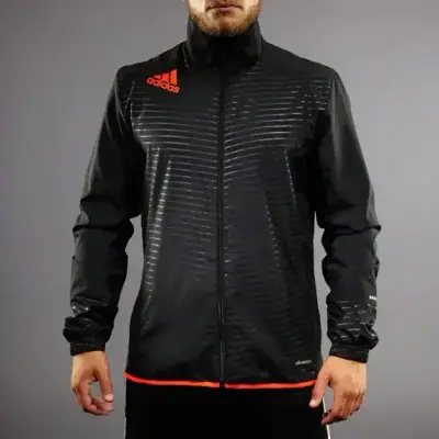 Chaqueta Deportiva Negra Adidas ClimaCool - miniatura 1