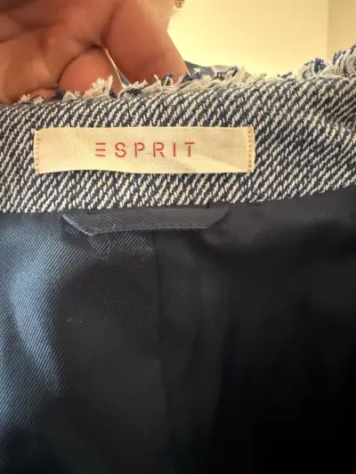 Abrigo blazer denim - miniatura 5