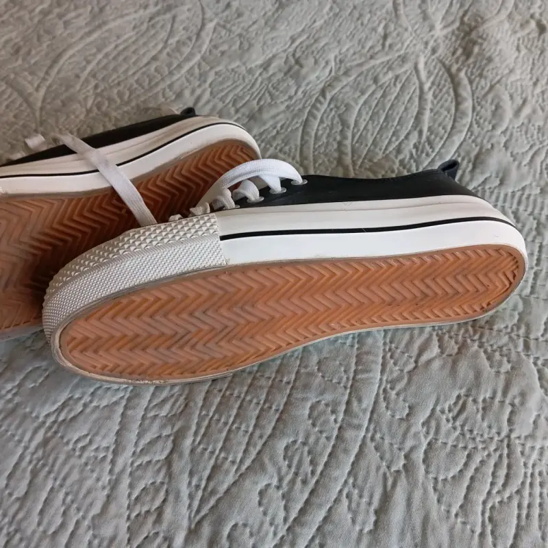 Zapatillas negras con plataforma talla 36 - 3