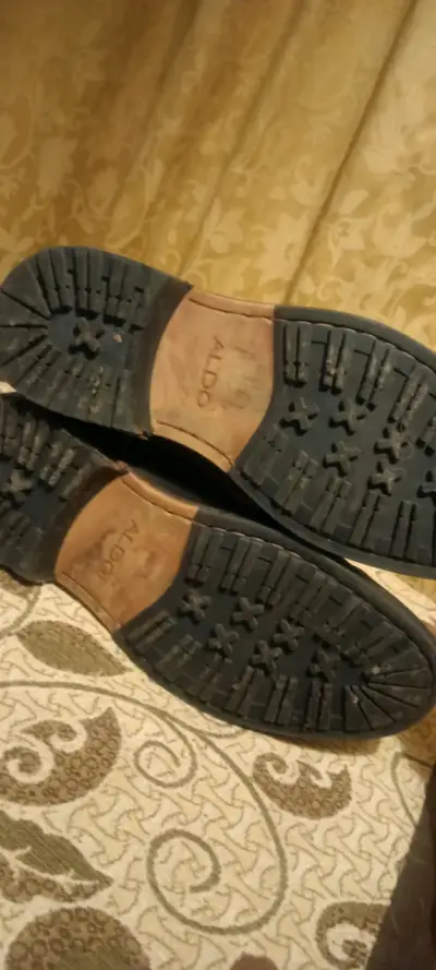 Botas de cuero negro Aldo para hombre - miniatura 6