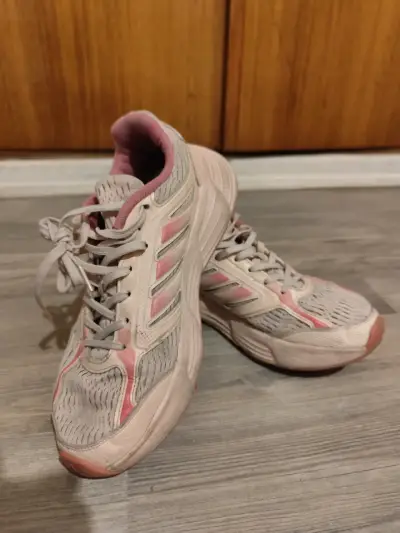 Zapatillas deportivas Adidas Cloudfoam rosadas - miniatura 4