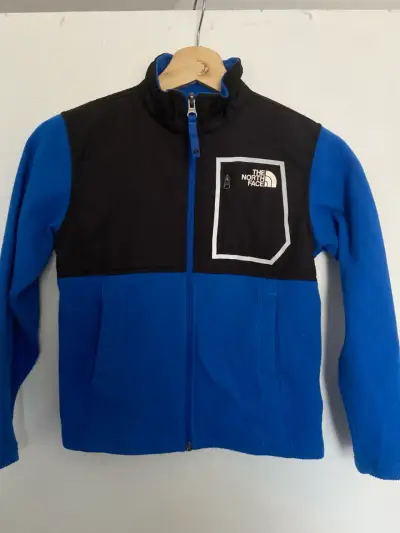 Chaqueta polar azul The North Face para niños - miniatura 1