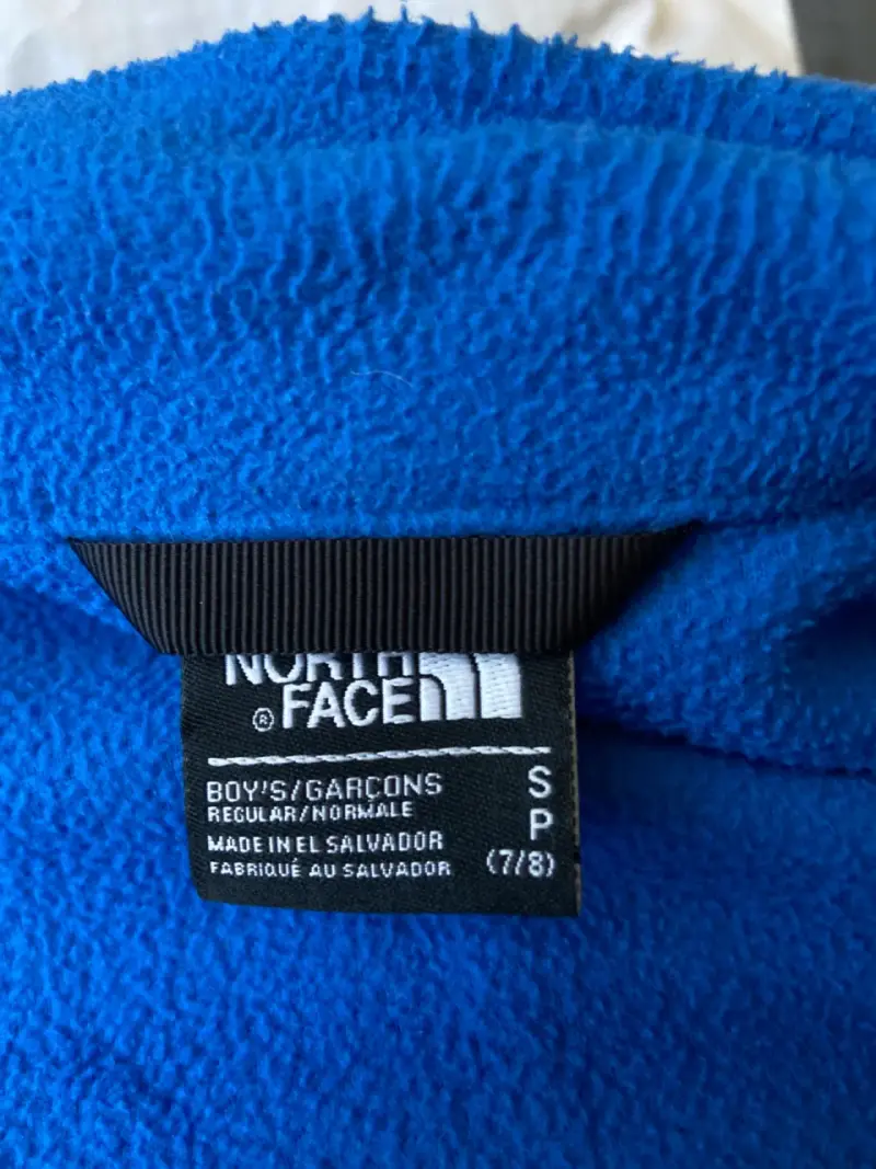 Chaqueta polar azul The North Face para niños - 3