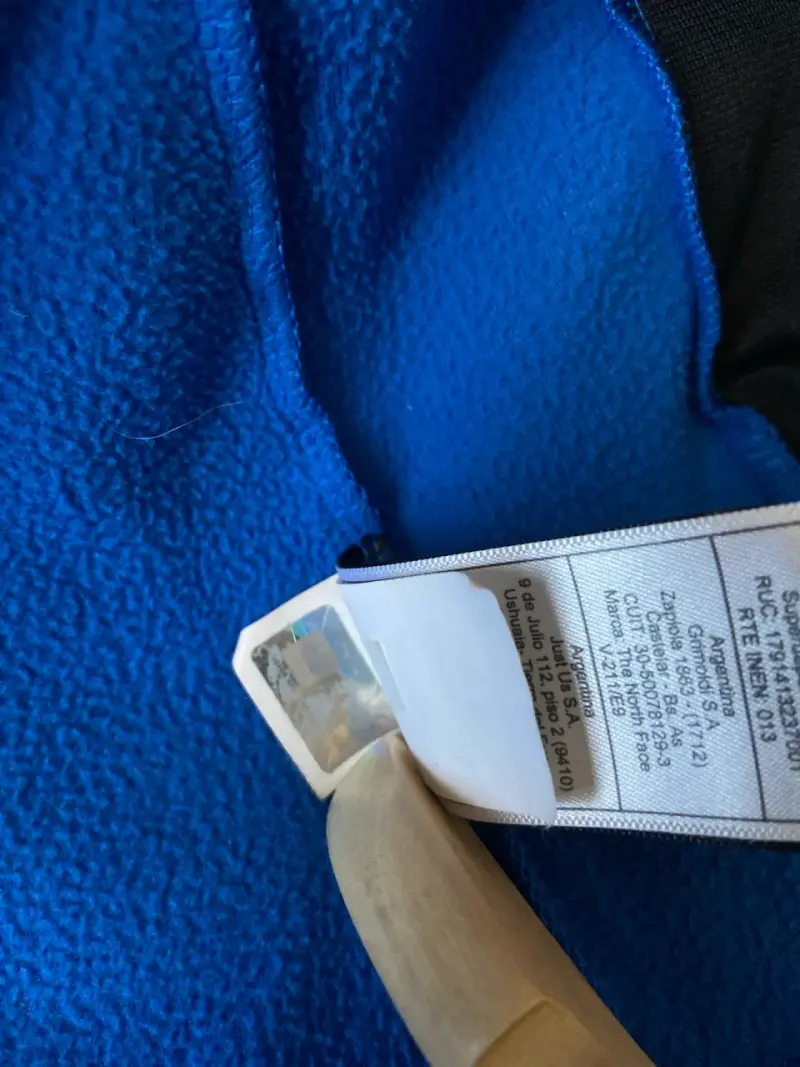 Chaqueta polar azul The North Face para niños - 4