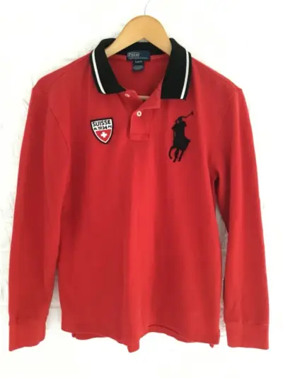 Polera Polo Ralph Lauren Roja Hombre Talla XL - miniatura 1