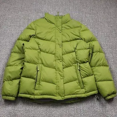 Chaqueta acolchada verde L.L. Bean para invierno - 1