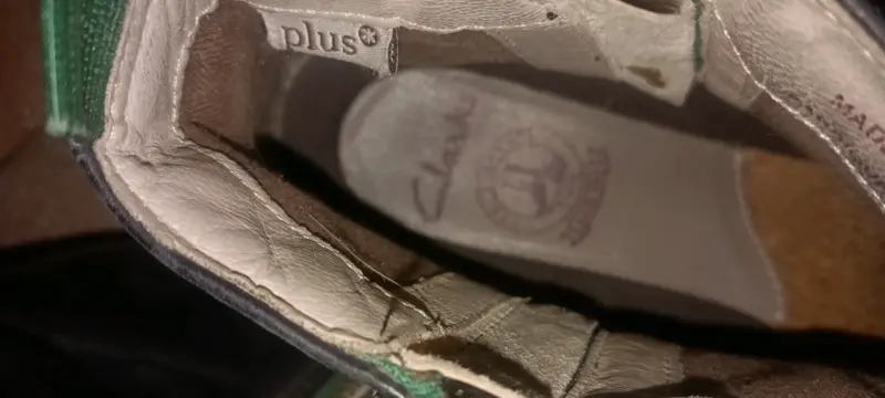 Botines de cuero negro Clarks para hombre - 3