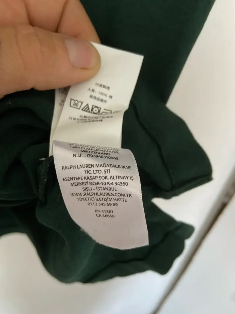 Polera Polo Verde Oscuro Ralph Lauren Hombre - 5