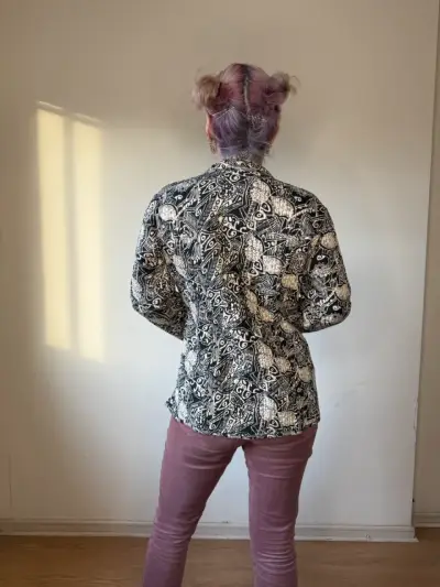 Chaqueta reversible bohemia multicolor - miniatura 5