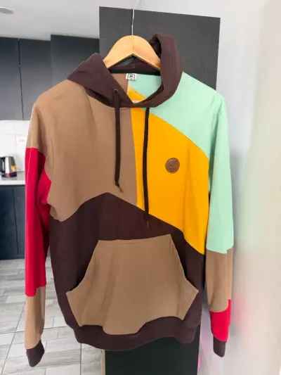 Polerón multicolor con capucha - miniatura 1