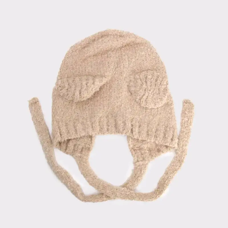 Gorro de lana con orejas para invierno - 2