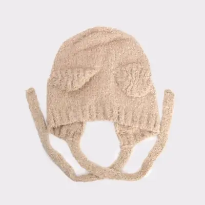 Gorro de lana con orejas para invierno - miniatura 2