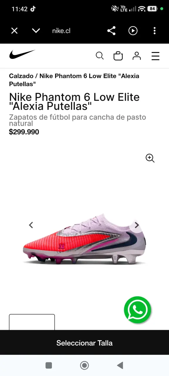 Zapatos de Fútbol Nike Phantom 6 Low Elite Alexia Putellas - 3