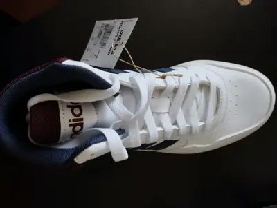 Zapatillas Adidas Hoops 3.0 Mid blancas - miniatura 4