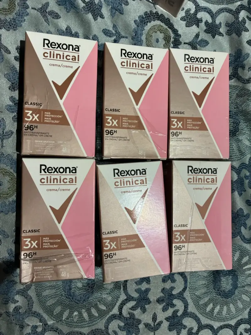 Pack de 6 desodorantes Rexona Clinical Classic - 1