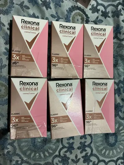 Pack de 6 desodorantes Rexona Clinical Classic - miniatura 1