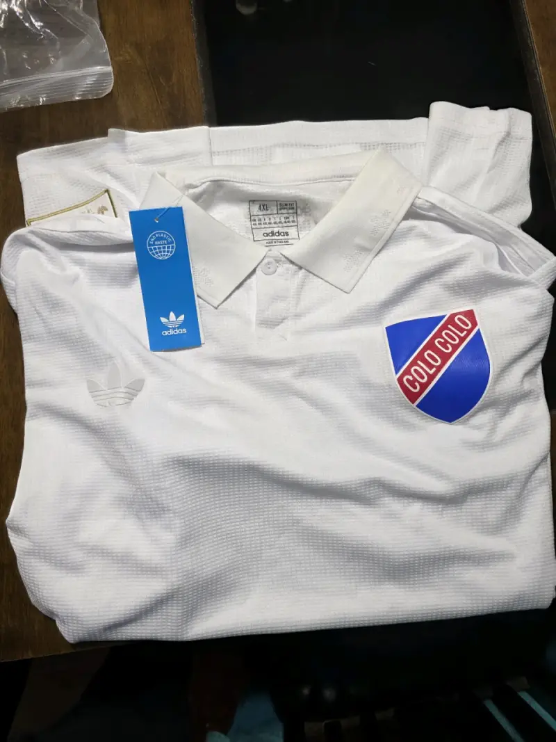 Camiseta Adidas Colo Colo 100 Años Blanca - 1