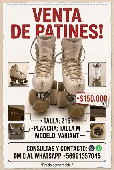 Patines de Cuatro Ruedas Edea Variant Talla 215 - miniatura 1