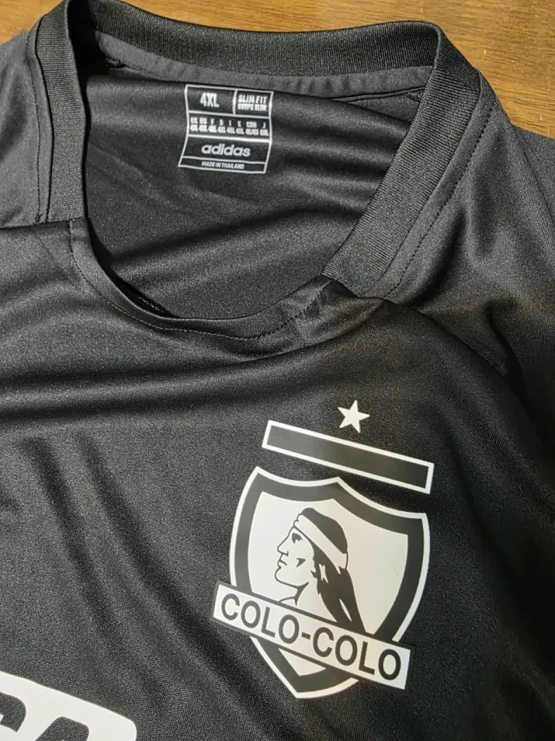 Camiseta Entrenamiento Adidas Colo-Colo Negra 4XL - 2