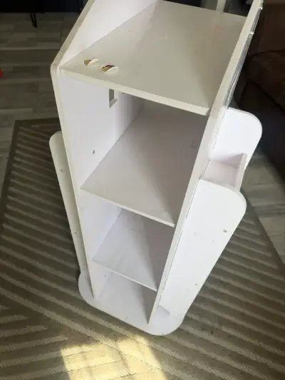 Estantería de madera blanca para niños - miniatura 1