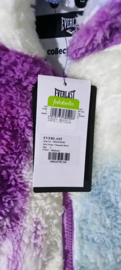 Chaqueta de felpa multicolor Everlast para mujer - miniatura 2