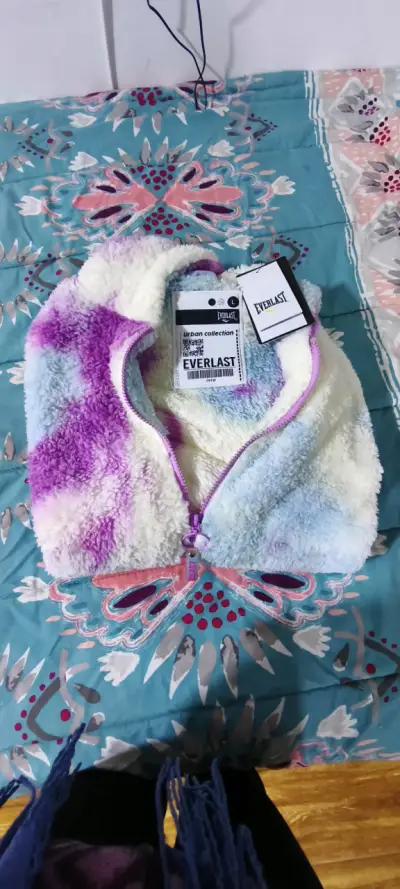 Chaqueta de felpa multicolor Everlast para mujer - miniatura 3