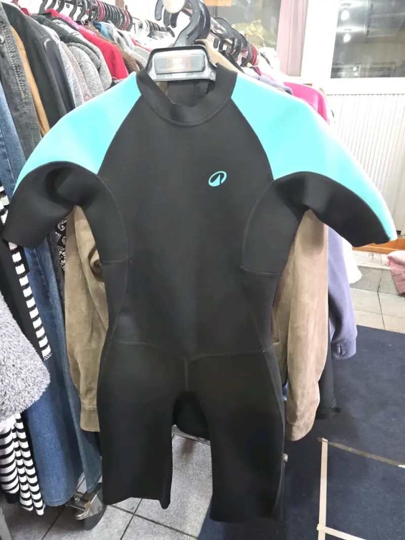 Traje de Neopreno Negro y Azul - 5