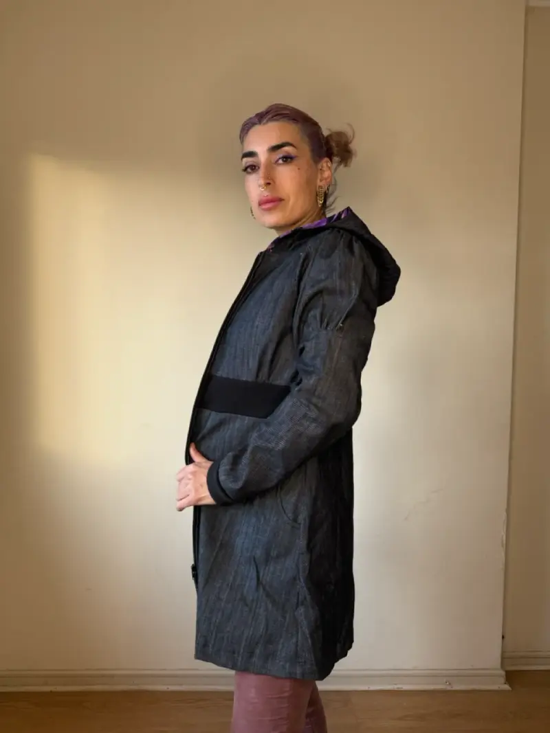 Chaqueta de mezclilla con capucha - 3
