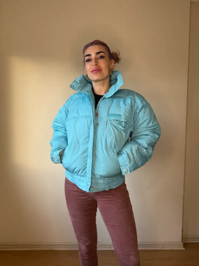 Chaqueta de invierno celeste Ellesse - 1