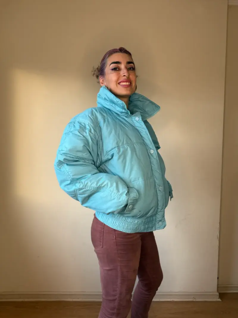 Chaqueta de invierno celeste Ellesse - 3