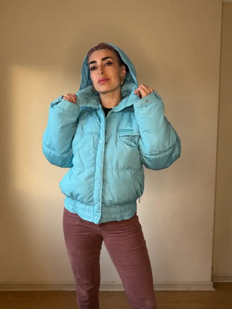 Chaqueta de invierno celeste Ellesse - 5