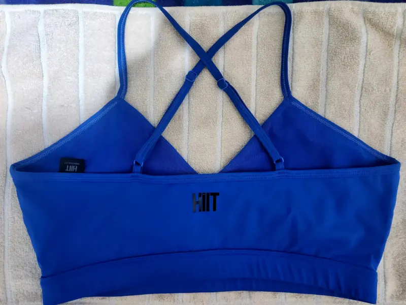 Top deportivo azul para mujer - 2