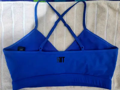 Top deportivo azul para mujer - miniatura 2