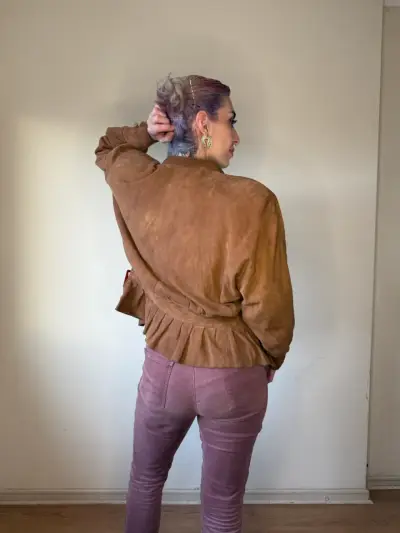 Chaqueta de gamuza ochentera - miniatura 5