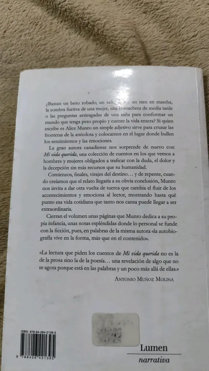 Libro 'Mi Vida Querida' de Alice Munro - 3
