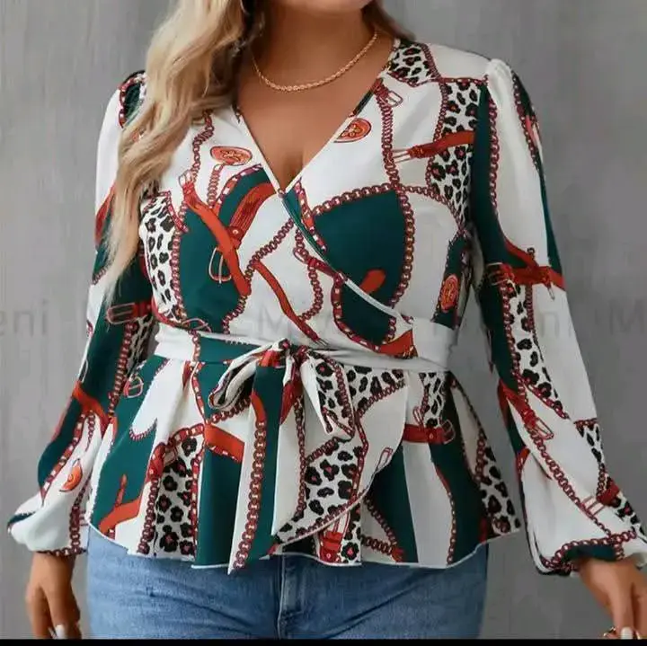 Blusa cruzada talla L - 1