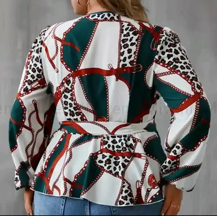 Blusa cruzada talla L - 2