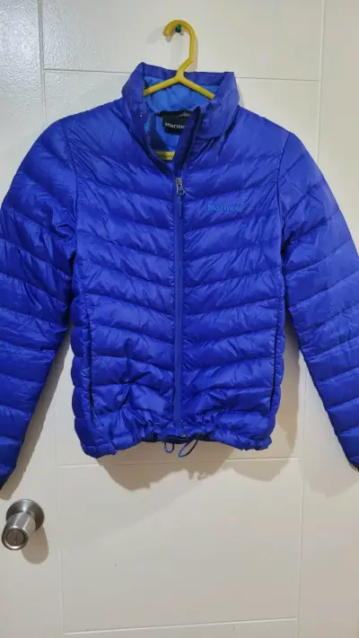 Chaqueta acolchada azul Marmot 700 Fill - miniatura 3