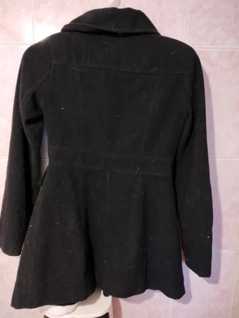 Abrigo negro talla 14 - 2