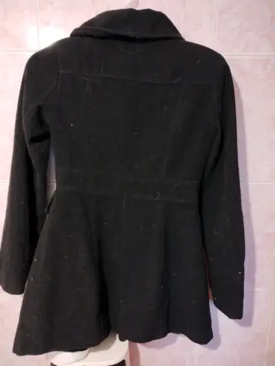 Abrigo negro talla 14 - miniatura 2