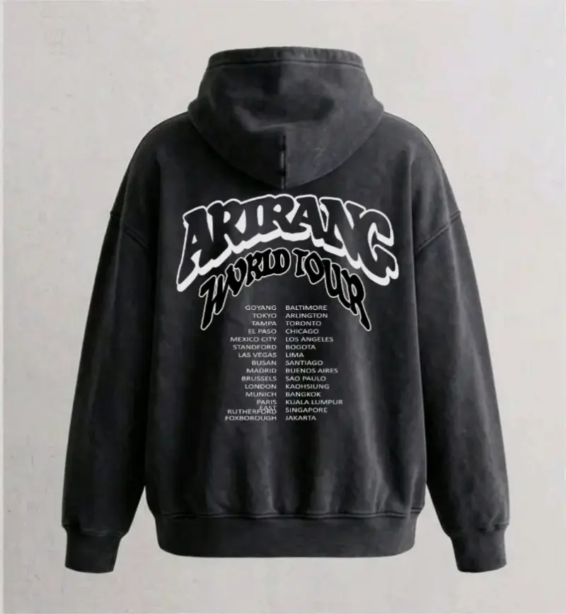 Polerón bts oversize con capucha Arirang World Tou - 2